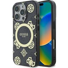 Iphone 16 pro max case Guess Peony On 4G Background Case for iPhone 16 Pro Max