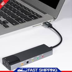 Sound Cards Alloyseed USB Sound Card AC-3 DTS External Audio Card