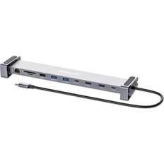 Manhattan USB-C PD 10-in-1 Dual-HDMI Monitor Docking Station