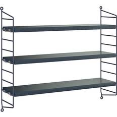 String Pocket Nybro Blue Wall Shelf
