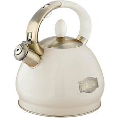 Buckingham Buckingham Stainless Steel Retro Whistling Kettle 3.4 Litre