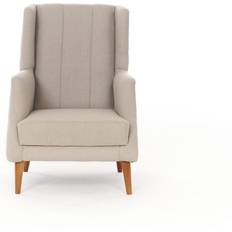 Beige Fåtöljer på rea Khambalia Öronlappsfåtölj Cream Beige Fåtölj