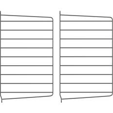Hyllsystem String Väggavel 50 x 30 cm 2-pack Mörkgrå Hyllsystem