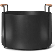 Takat ferm LIVING Port Wood Basket Black