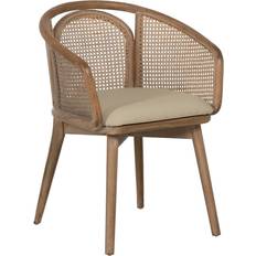 Cottons Kitchen Chairs BigBuy Home Refurbished Beige Dining 59 x 47 x 81 cm Kitchen Chair