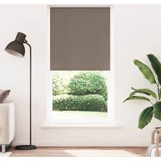 vidaXL Mörkläggningsgardin Kaffe 90x230 cm Tyg Bredd 85,7 cm Polyester
