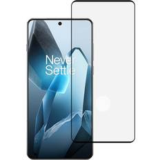 INCOVER OnePlus 13 Full Fit Skärmskyddsglas Transparent Svart Kant