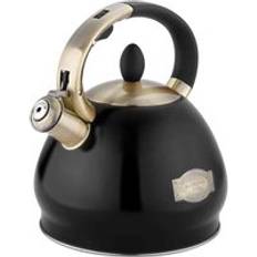 Buckingham Buckingham Stainless Steel Retro Whistling Kettle 3.4 Litre