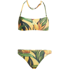 adidas X FARM Neckholder Bikini Set - Semi Spark/Pulse Lime