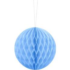 Blå Honeycombbolde PartyDeco Honeycomb Boll Ljusblå 10 cm 10-pack
