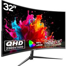 Gawfolk 2K Curved Monitor 32 Inch