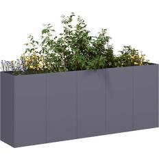 Stål Plantekasser vidaXL Plantekasse 200 x 40 x 80 cm Koldvalset Stål Plantekasse
