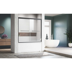 Bed Bath & Beyond Glass Tub 60.0 In W 57.0 In H Sliding Door (x)