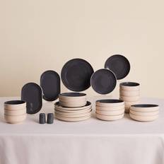 Ebern Designs 36-Piece Stoneware for 8 People Dinner Set