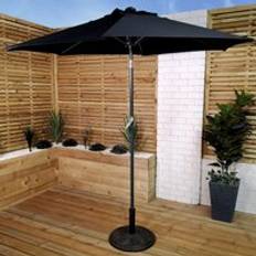 Samuel Alexander 2m Aluminium Garden Patio Sun Shade Parasol
