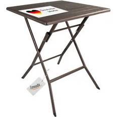 Cafétische Lemodo Balkontisch mit Tischplatte 62 x 62 cm