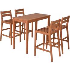 Bargruppen Garden Pleasure Gartenbar-Set Maine 107 x 60 cm Bargruppe, 1 Tisch einschl. 4 Stühle