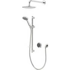 Silver Shower Sets Aqualisa Quartz Touch Shower Head Silver