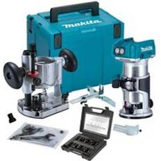 Makita DRT50Z 18V Xr Router Plunge Base +12P Trend Set