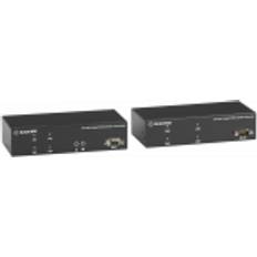 KVM Switches Black Box KVM Extender Kit Over Fiber Dual-Monitor