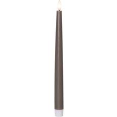 Bruna Ljus & Tillbehör Star Trading LED Antikljus Flamme Slim Mullvad 2-pack LED-ljus 2st