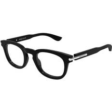 Alexander McQueen AM0498O 001 Black Size Free Lenses HSA/FSA Insurance Blue Light Block Available (48)