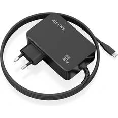 Altavoces de Pared Aisens Cargador GaN 90W PD3.0 1.8m Negro