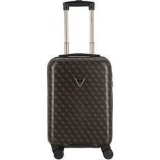 Guess Cabin Bags Guess Jesco 4 Wheels Cabin Trolley 54 cm Brown