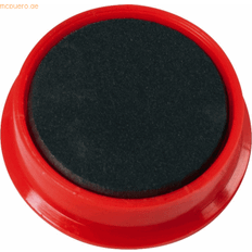Röda Gem, Pappersklämmor & Magneter Alco Kraftmagnet Metall Kunststoff 38mm TG Set of 10