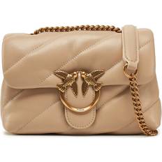 Skinn Väskor på rea Pinko Love Puff Mini Sheep Nappa Väska - Beige