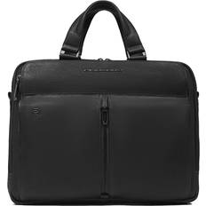 Briefcases Piquadro Wollem Briefcase RFID Protection Leather - Black