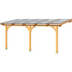 Terrassenmarkisen Skanholz Terrassenüberdachung Rimini 541 x 350 cm
