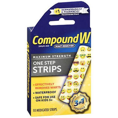 Compound W Wart Remover Maximum Strength Strips 10 ct