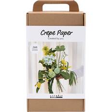 Gröna Pyssel Creativ Company DIY-kit Maxi Blombukett av Crepepapper