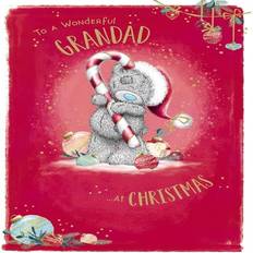 Me to You Bear With Candy Cane Grandad Christmas Card
