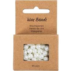 Hobbymaterial Creativ Company Wax Beads 6 mm 1 Pack Mother-Of-Pearl
