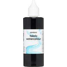 Panduro Hobby Fabric Watercolour 85 ml Sort Tekstilfarve Akvarel