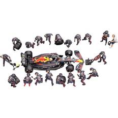 Miyako RB18 Max Pit Crew Set Mini GT 1:64