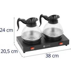 Royal Catering Tallriksvärmare Royal Catering Warmhalteplatte 160 W RCCW-2G-DH