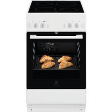 Glaskeramisk Electrolux Keramisk Komfur LKR54001NW Hvid