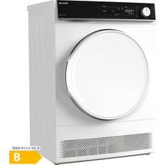 Asciugatrici Sharp KD-NCA7S7P1W91-DE Essiccatore a Condensazione Bianco