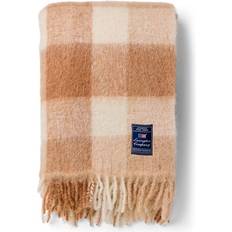 Lexington Tæpper Lexington Plaid I Mohairblanding Beige Tæppe Beige (170x130cm)