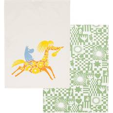 Moomin Arabia Fest 2-pack 50x70 cm 2 delar Grön Kökshandduk Grön (70x50cm)