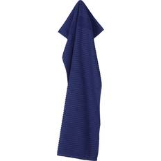 Juna Håndklæder Juna Check 50x100 cm Organic Cotton Navy Bath Towel Blue (100x50cm)