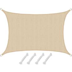 Amanka Sonnensegel 3x4 HDPE Beige