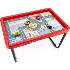 Toyrific Play Tray City and Race Play Mat Set