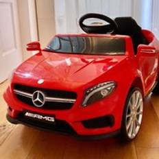 Homcom Kids Electric Car 6V Mercedes Benz-Red