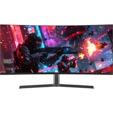 Cepter 3440 x 1440 (UltraWide) Skærme Cepter Atilius 34 QHD Gaming Skærm