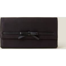 Satin Clutch tasker Accessorize Black Bow Satin Clutch Bag