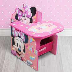 Desk Chairs Kid's Room Disney Minnie Mouse Chair Desk with Storage Bin